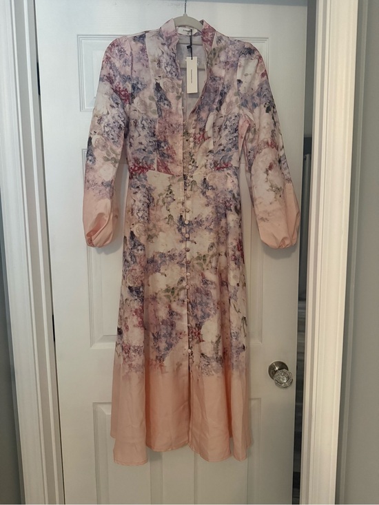 Commense Dresses & Skirts - Commense Blush Floral Dress Size XS NWT Zimmerman Vibes